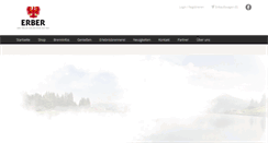 Desktop Screenshot of erber-edelbrand.com