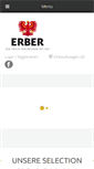 Mobile Screenshot of erber-edelbrand.com